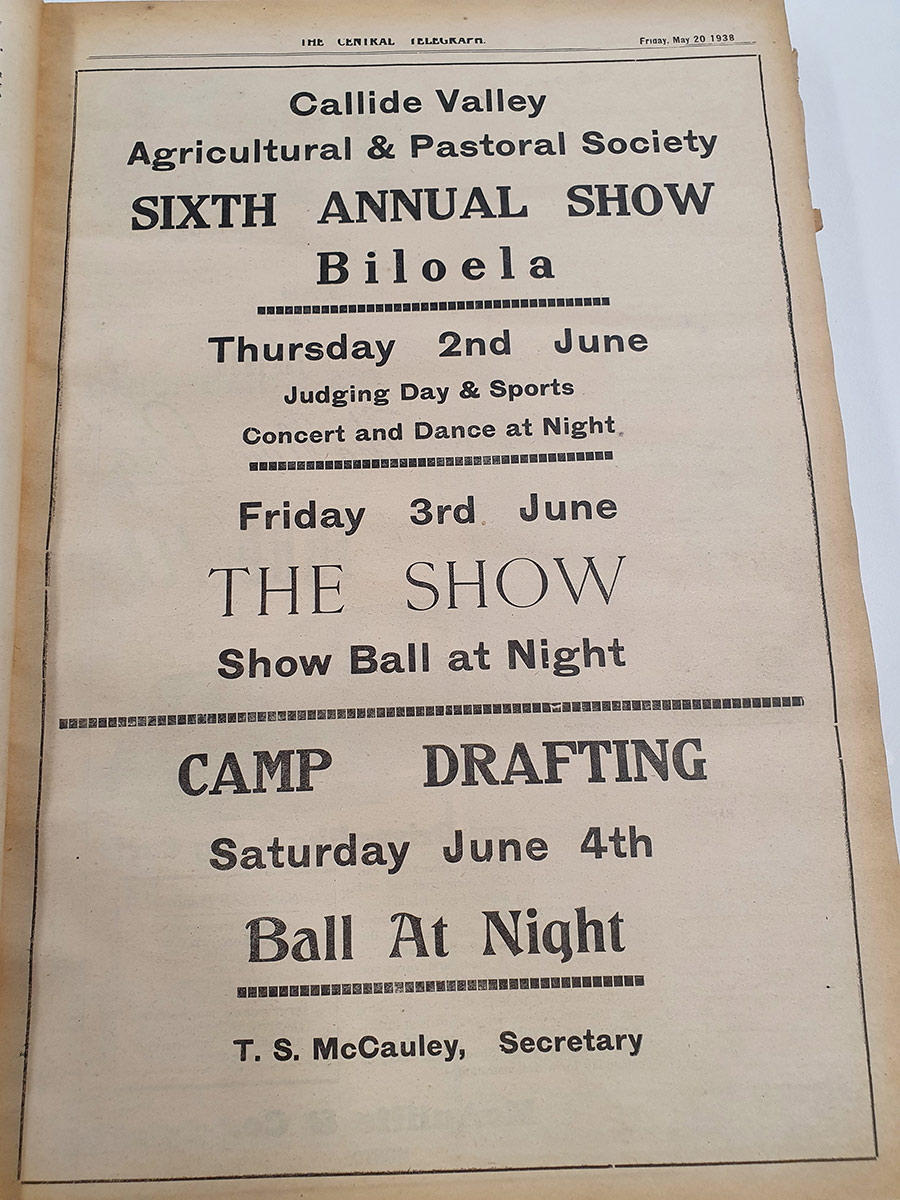 History | Callide Valley Show